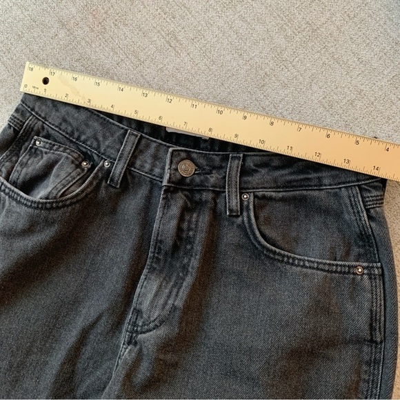 NWOT Forever 21 Dark Gray Wash High-Waisted Wide Leg Jeans - Picture 10 of 14